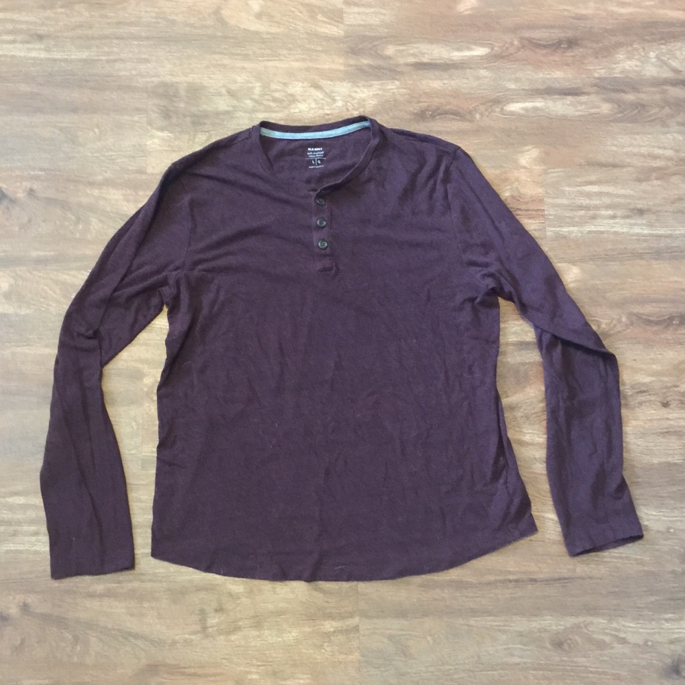 Maroon long sleeve.